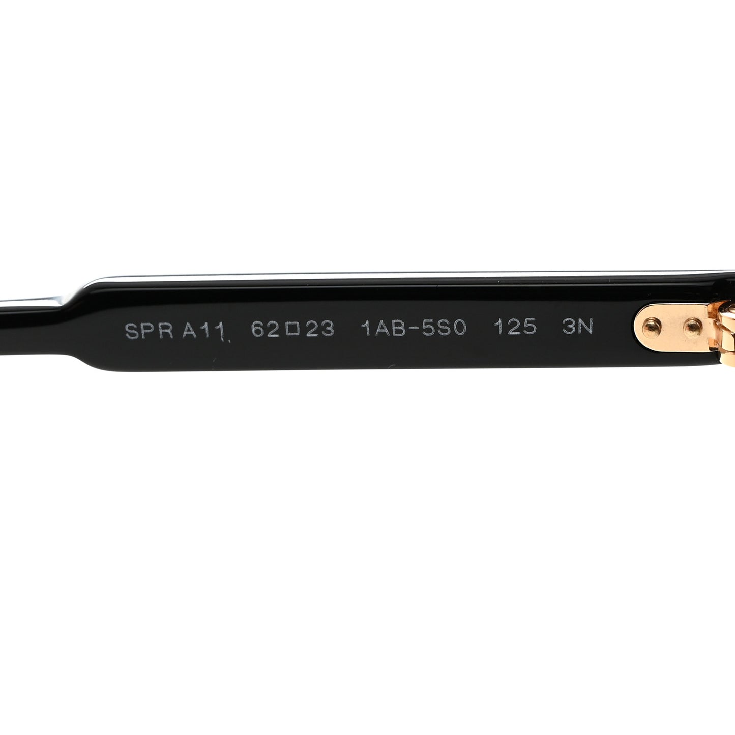 Acetate Sunglasses SPR A11 Black Gold