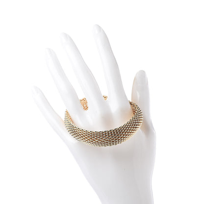 Tiffany 18K Yellow Gold Somerset Bangle Bracelet 2 of 4