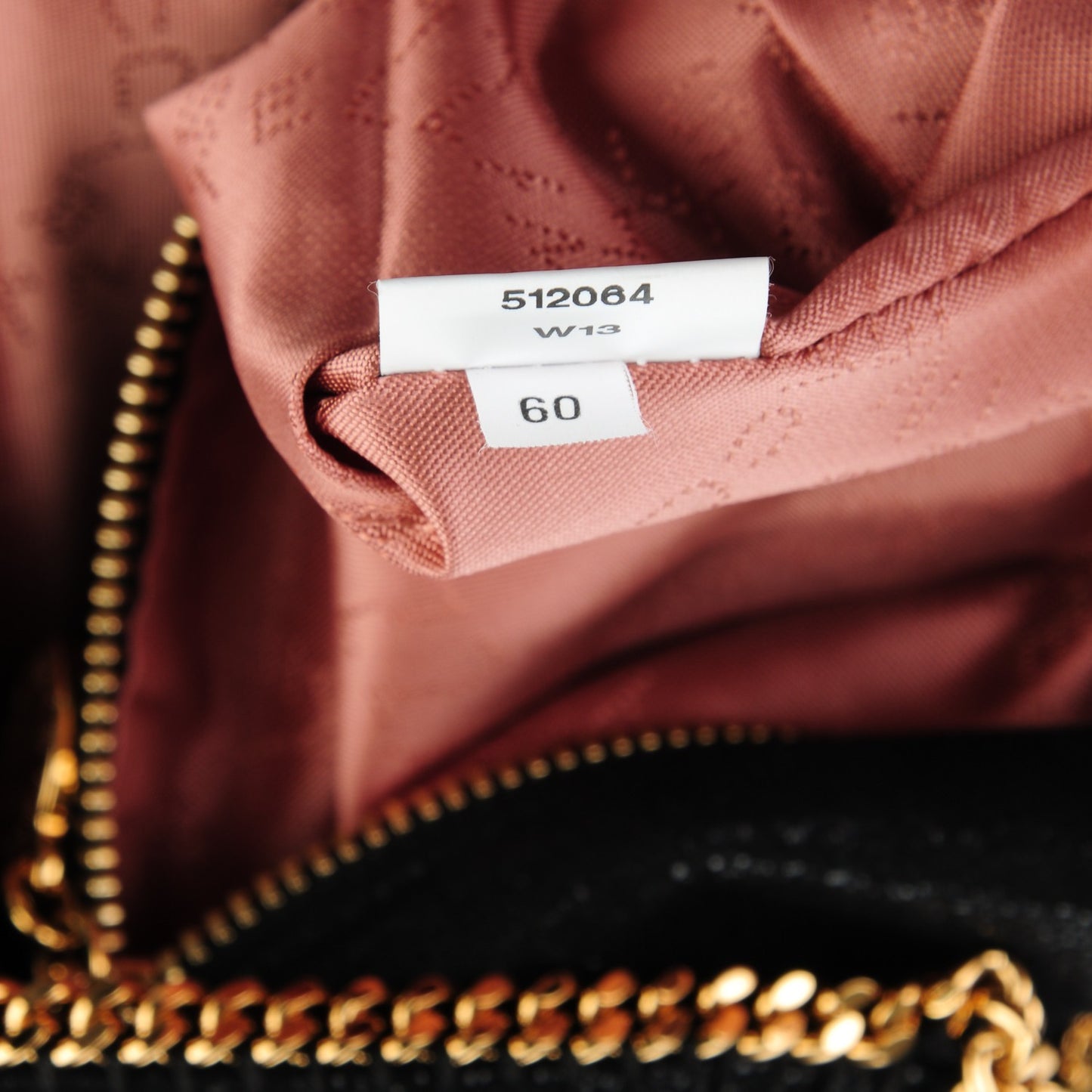 Shaggy Deer Small Falabella Tote Black