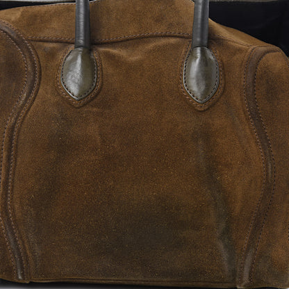 Celine Suede Medium Phantom Luggage Olive 16 of 18