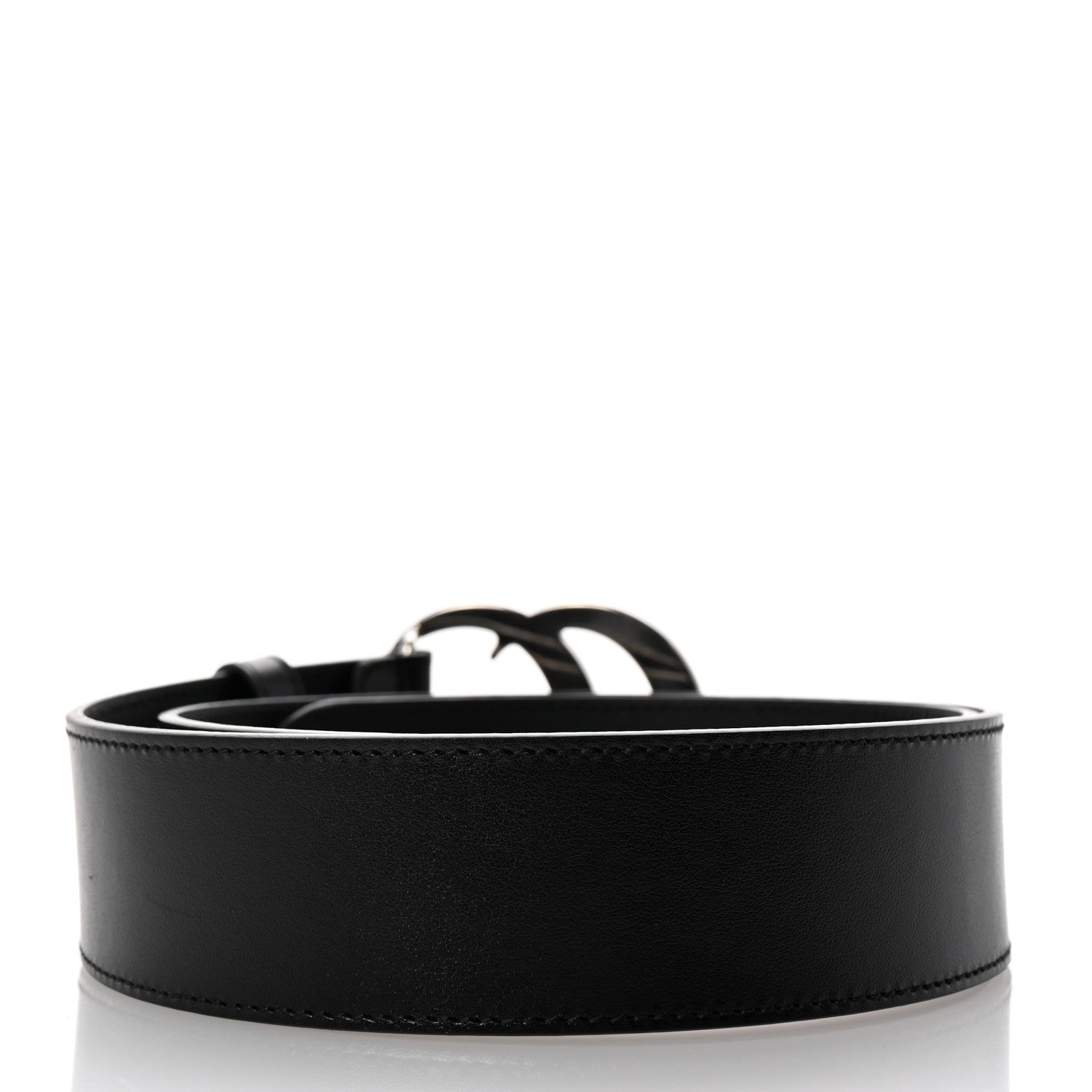 Gucci Calfskin Double G 40mm Belt 80 32 Black 2 of 6
