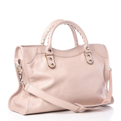 Balenciaga Chevre Gold Metallic Edge Hardware City Rose Aubepine Bois de Rose 4 of 9