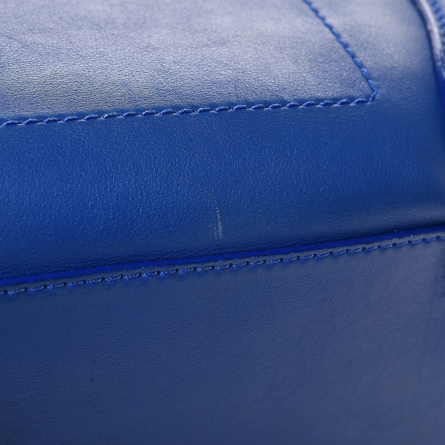 Smooth Calfskin Mini Luggage Royal Blue