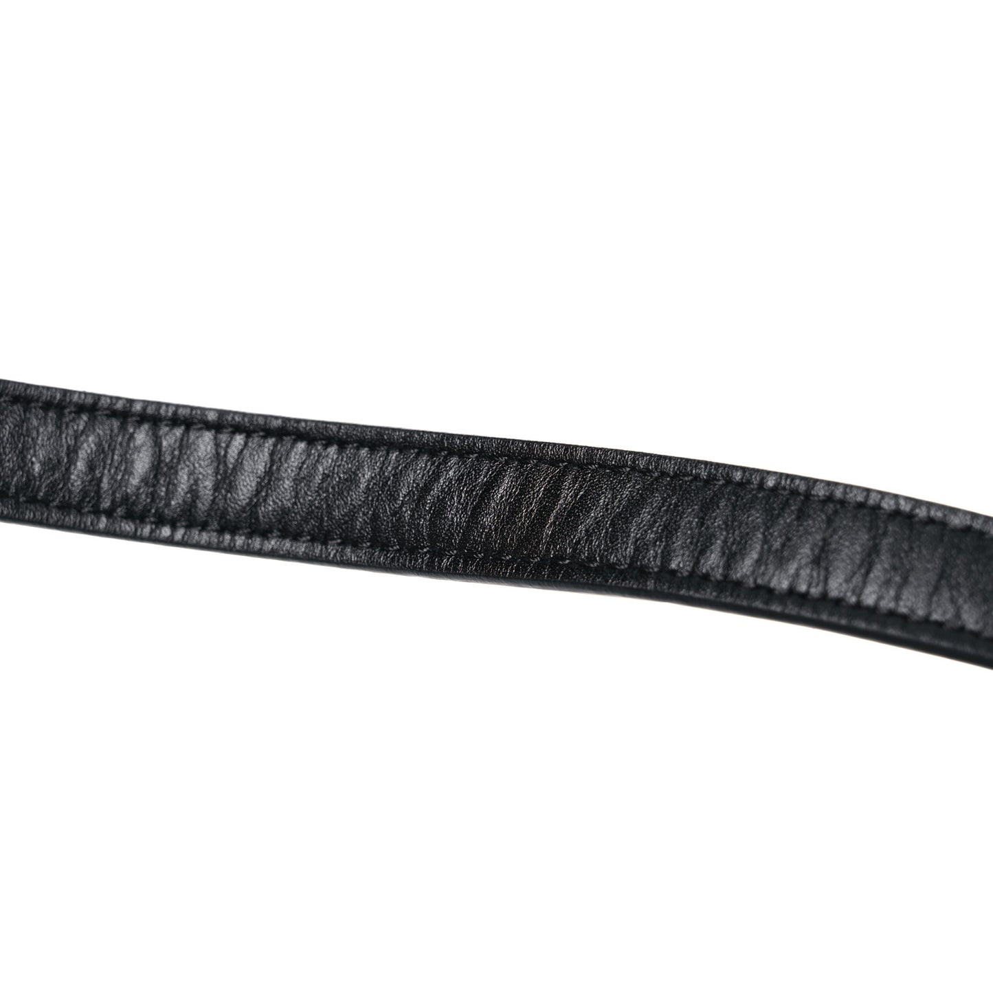 Calfskin Knuckle Shoulder Bag Black