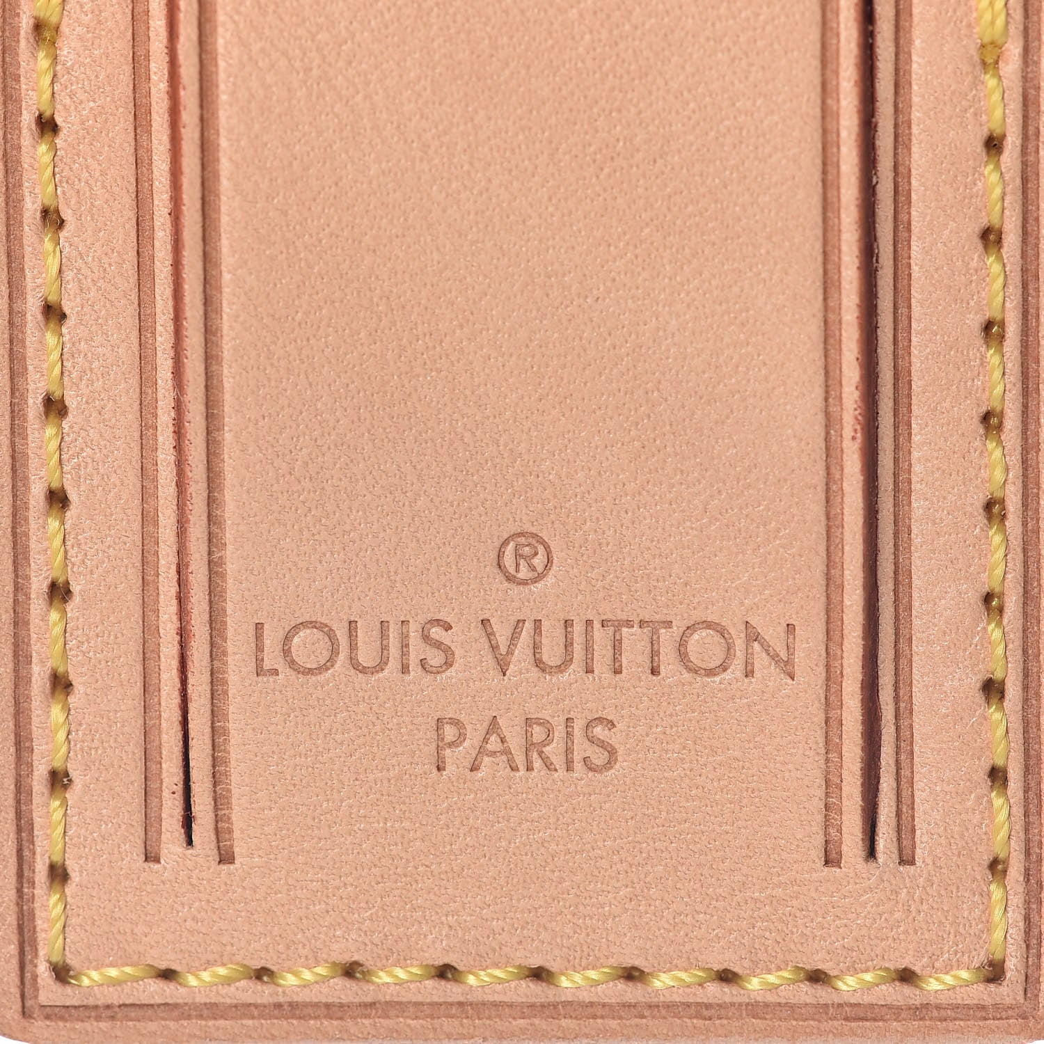 Louis Vuitton Vachetta Luggage Tag 3 of 3