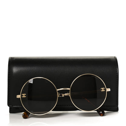 Chanel Round Sunglasses 4268 Gold 8 of 8