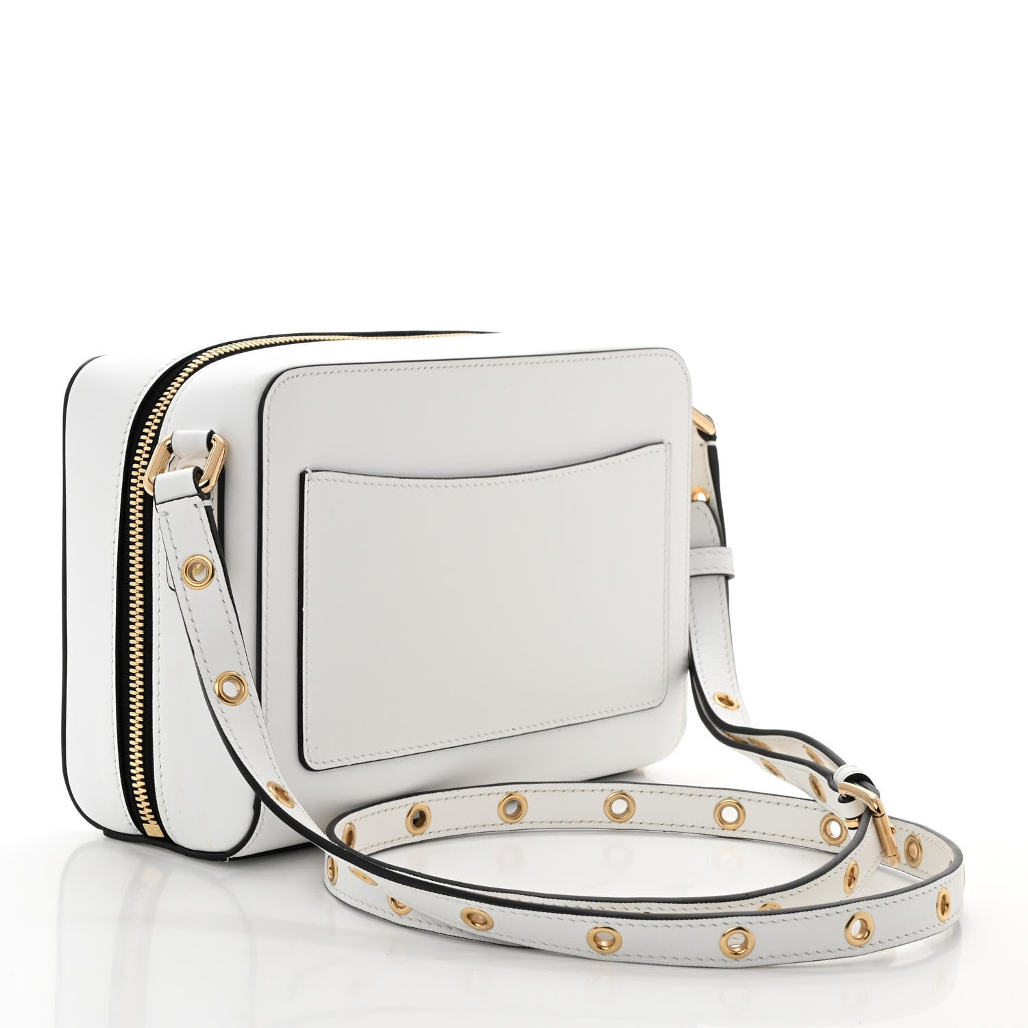 Dolce & Gabbana Calfskin 3.5 Camera Crossbody Bag White 3 of 9