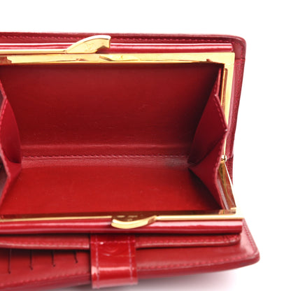 Louis Vuitton Vernis French Purse Wallet Pomme d'Amour 6 of 8