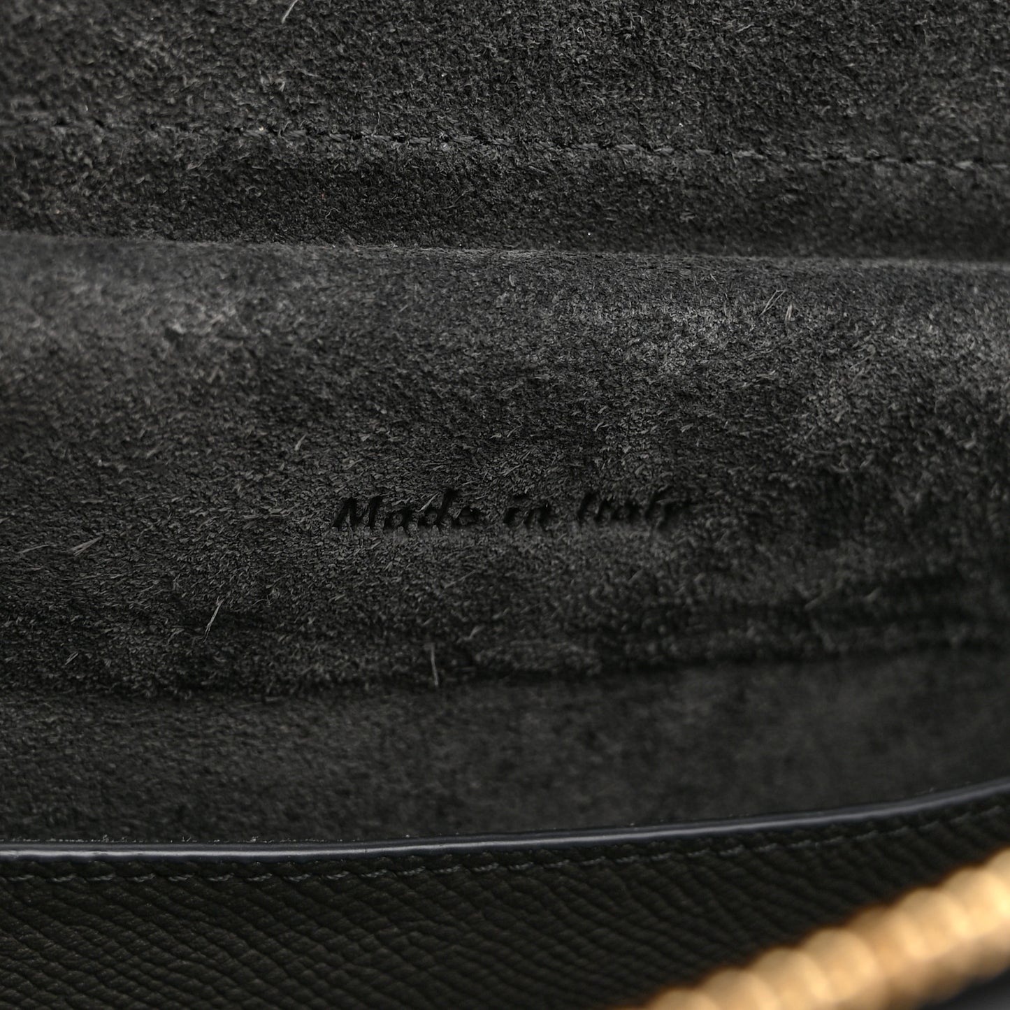 Grained Calfskin Micro Belt Bag Grey