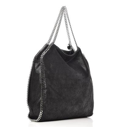 Stella McCartney Shaggy Deer Big Falabella Tote Black 3 of 9