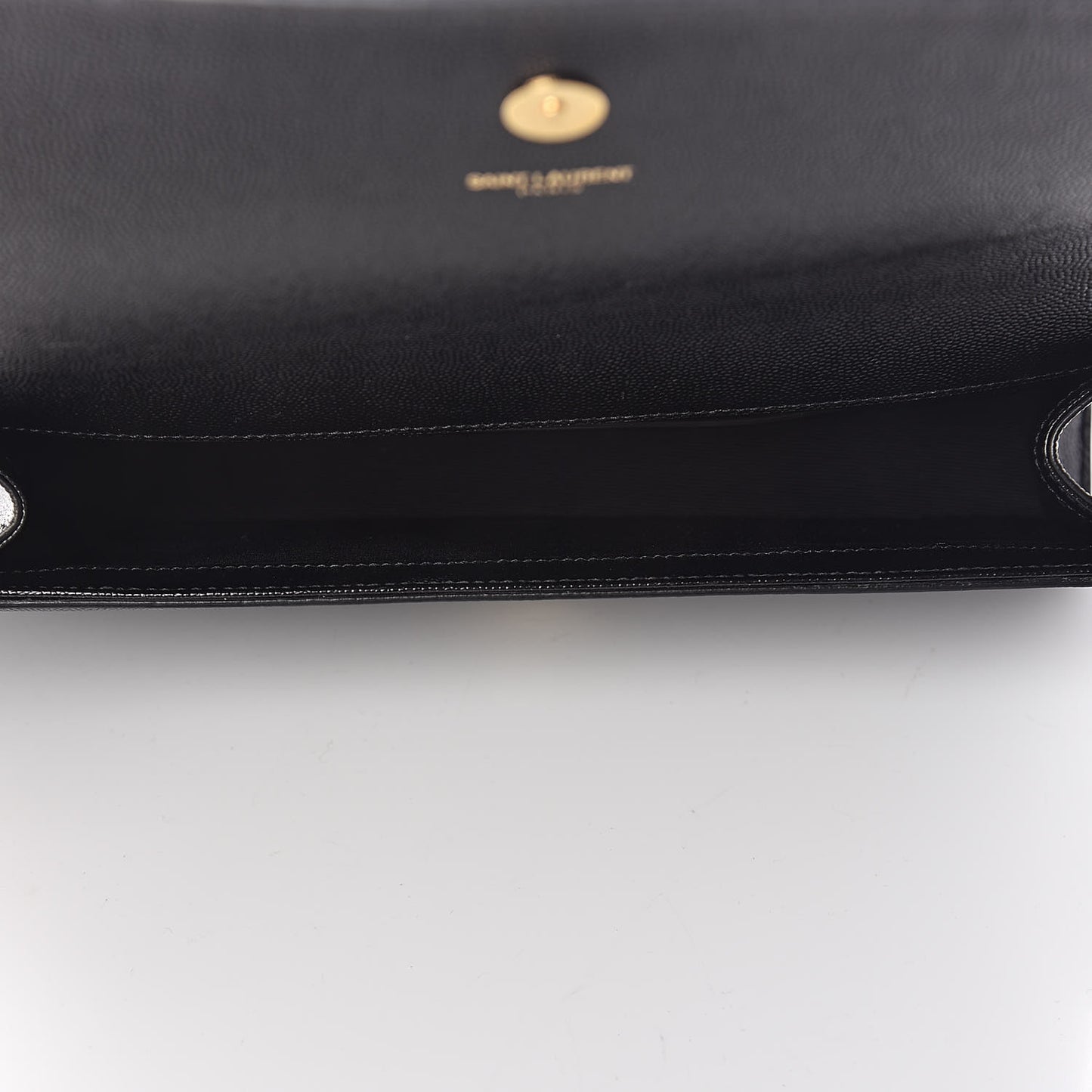Grain De Poudre Monogram Cassandre Clutch Black