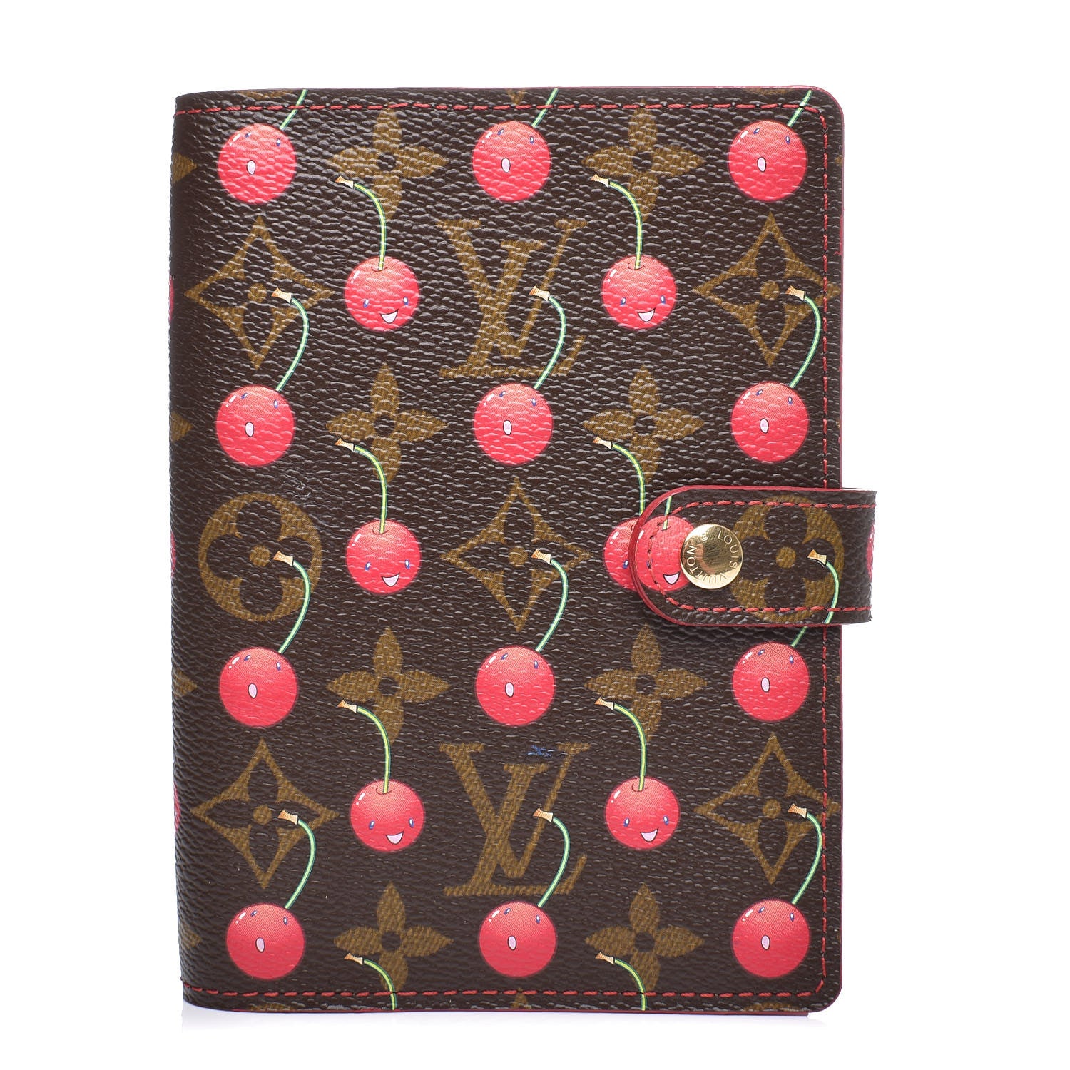 Louis Vuitton Monogram Cerises Small Ring Agenda Cover 1 of 8