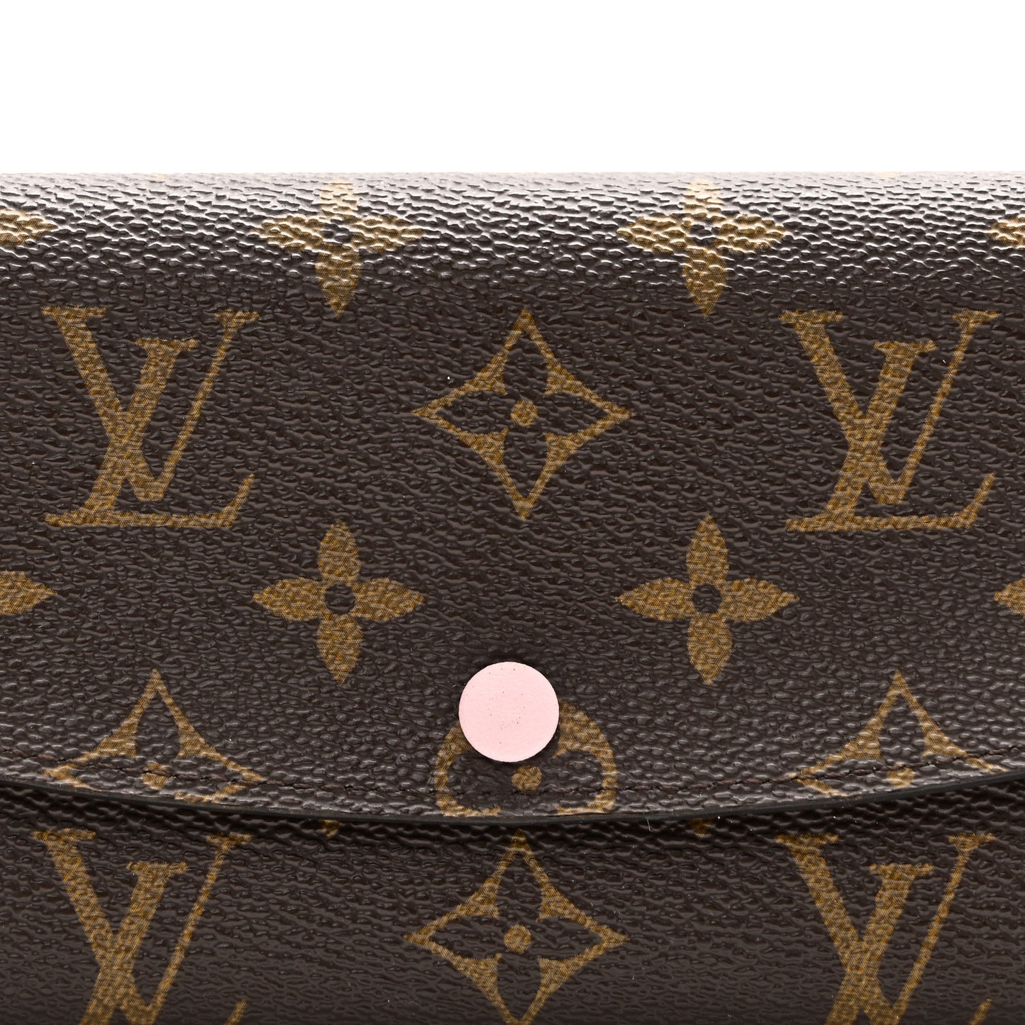 Monogram Emilie Wallet Rose Ballerine