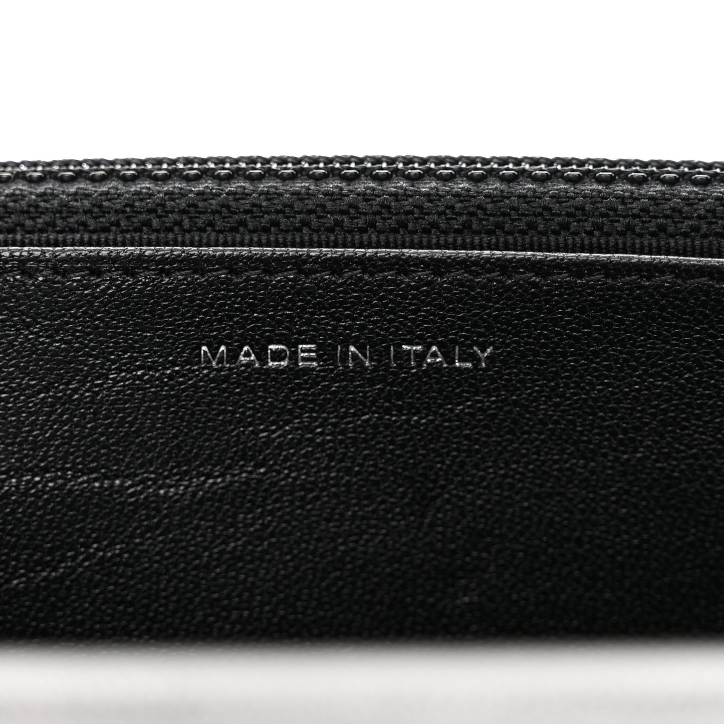 Sheepskin Chevron Reissue Wallet On Chain WOC So Black