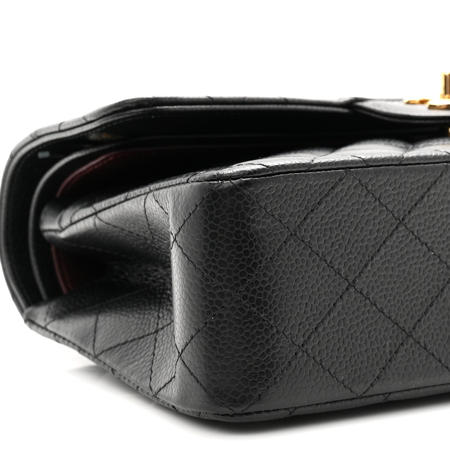 Chanel Caviar Quilted Small Double Flap Black 9 of 10