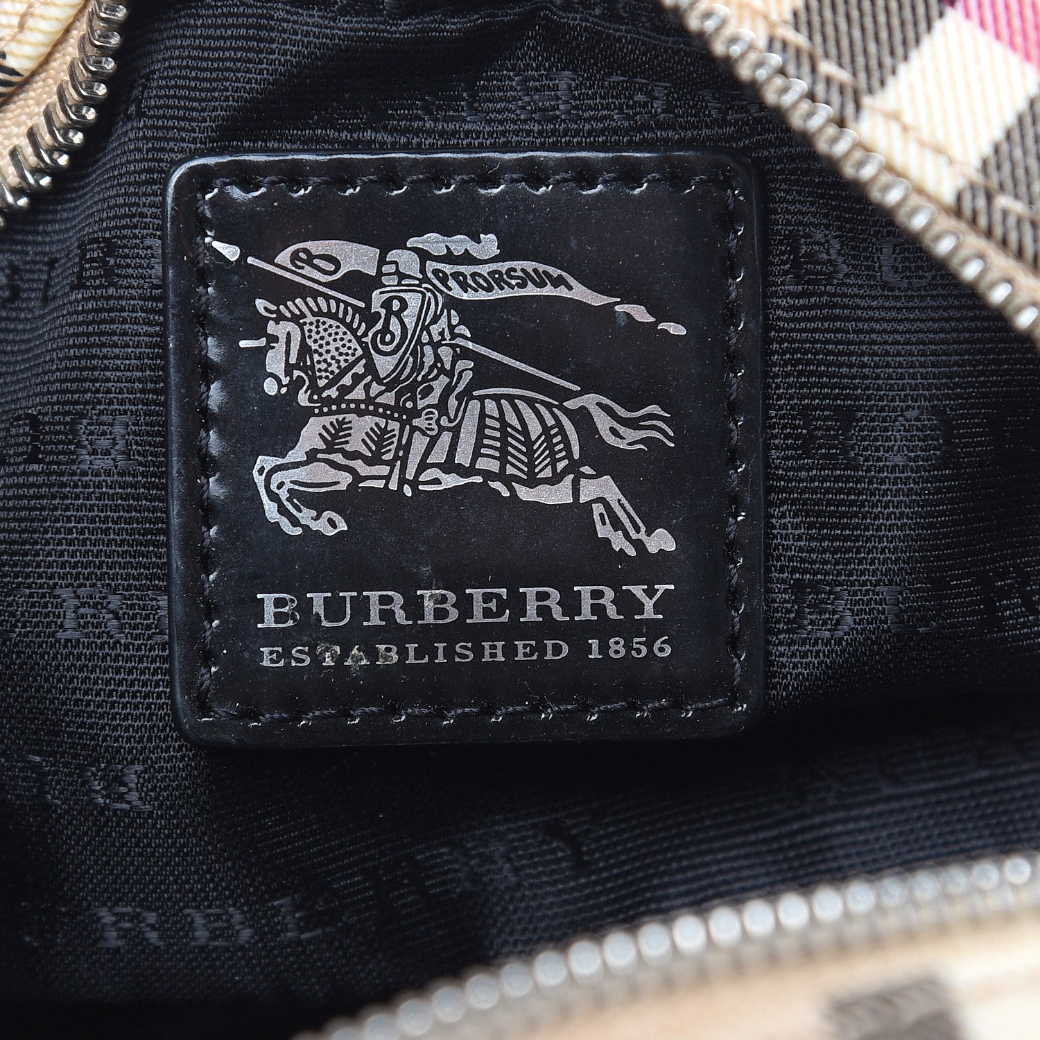 Burberry Nova Check Pouch Black 6 of 13