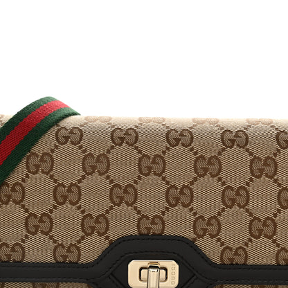 Gucci GG Monogram Small Luce Shoulder Bag Beige Ebony 8 of 11