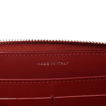 Chanel Caviar Quilted Large Gusset Zip Around Wallet Red 7 of 9