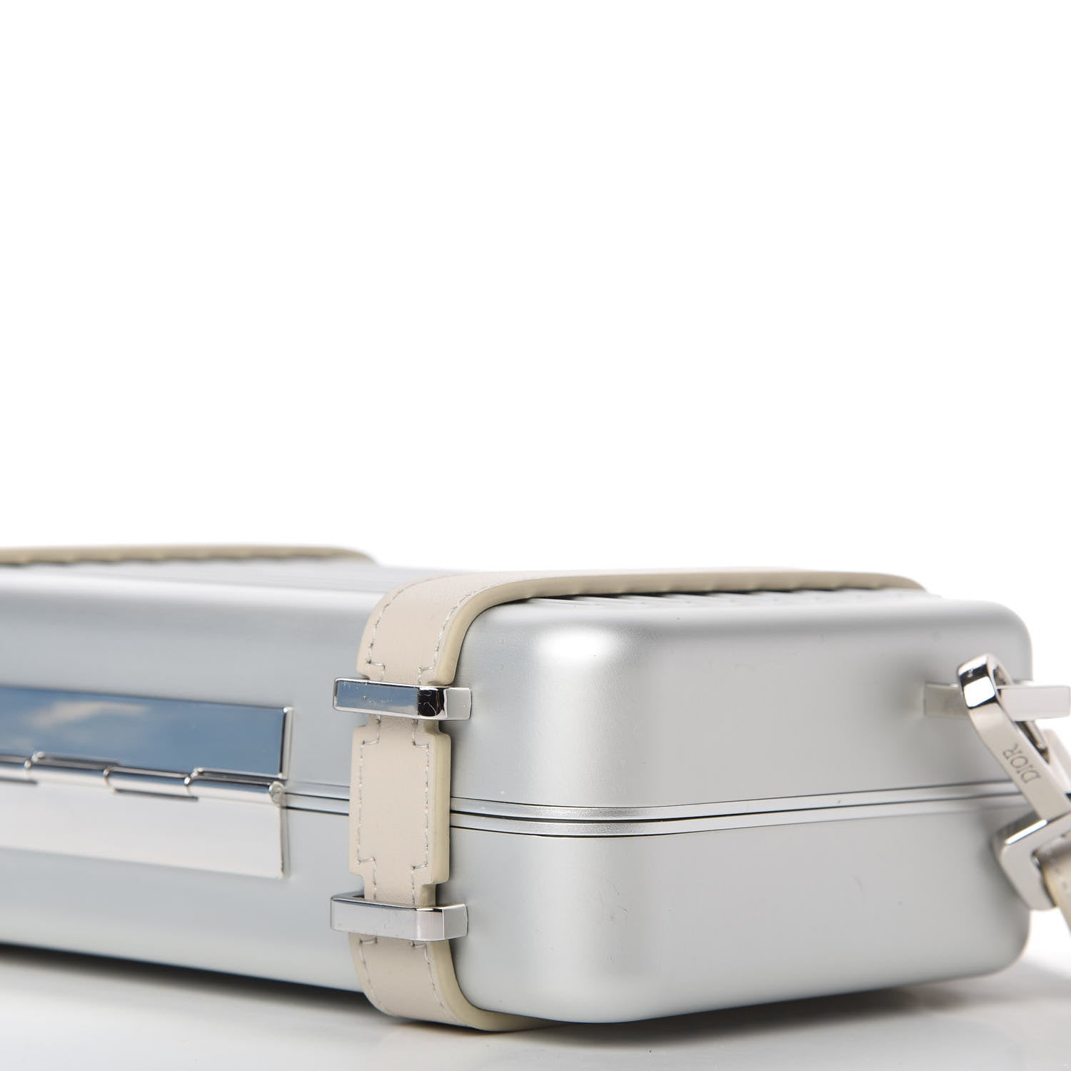 Christian Dior X RIMOWA Aluminum Personal Clutch On Strap Silver 7 of 11