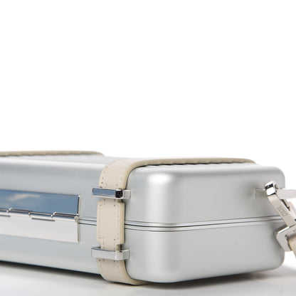 Christian Dior X RIMOWA Aluminum Personal Clutch On Strap Silver 7 of 11