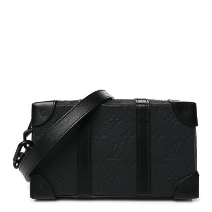 Louis Vuitton Taurillon Monogram Soft Trunk Wallet Black 1 of 10