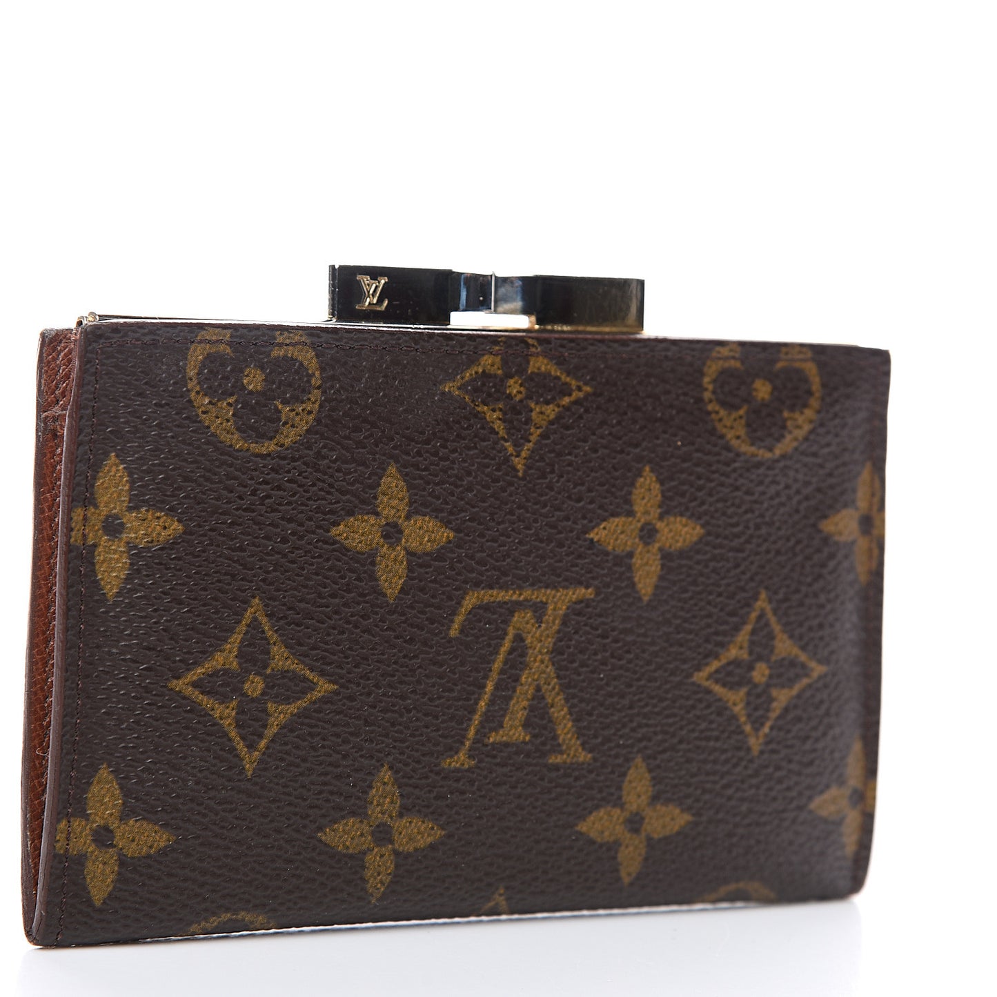Monogram French Kiss Lock Coin Purse