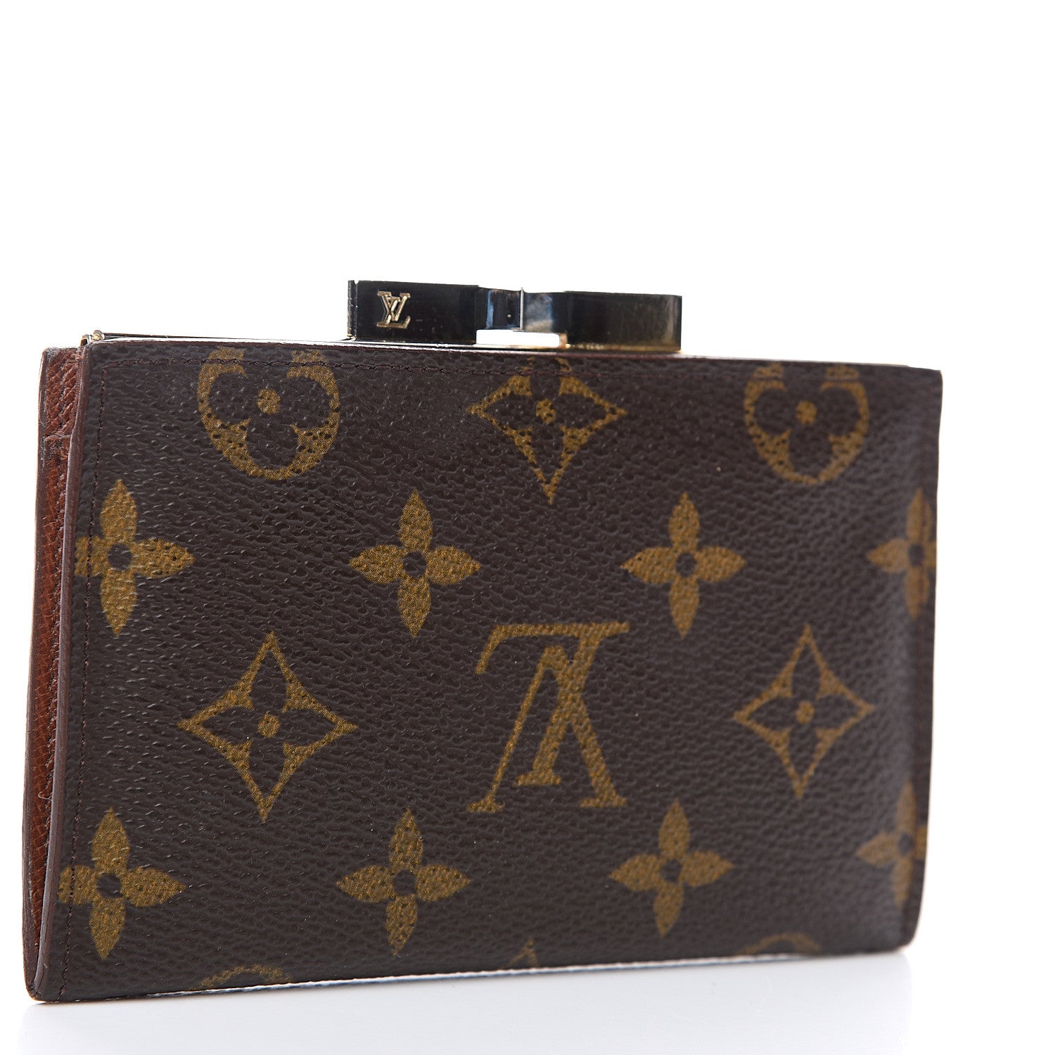 Louis Vuitton Monogram French Kiss Lock Coin Purse 2 of 7