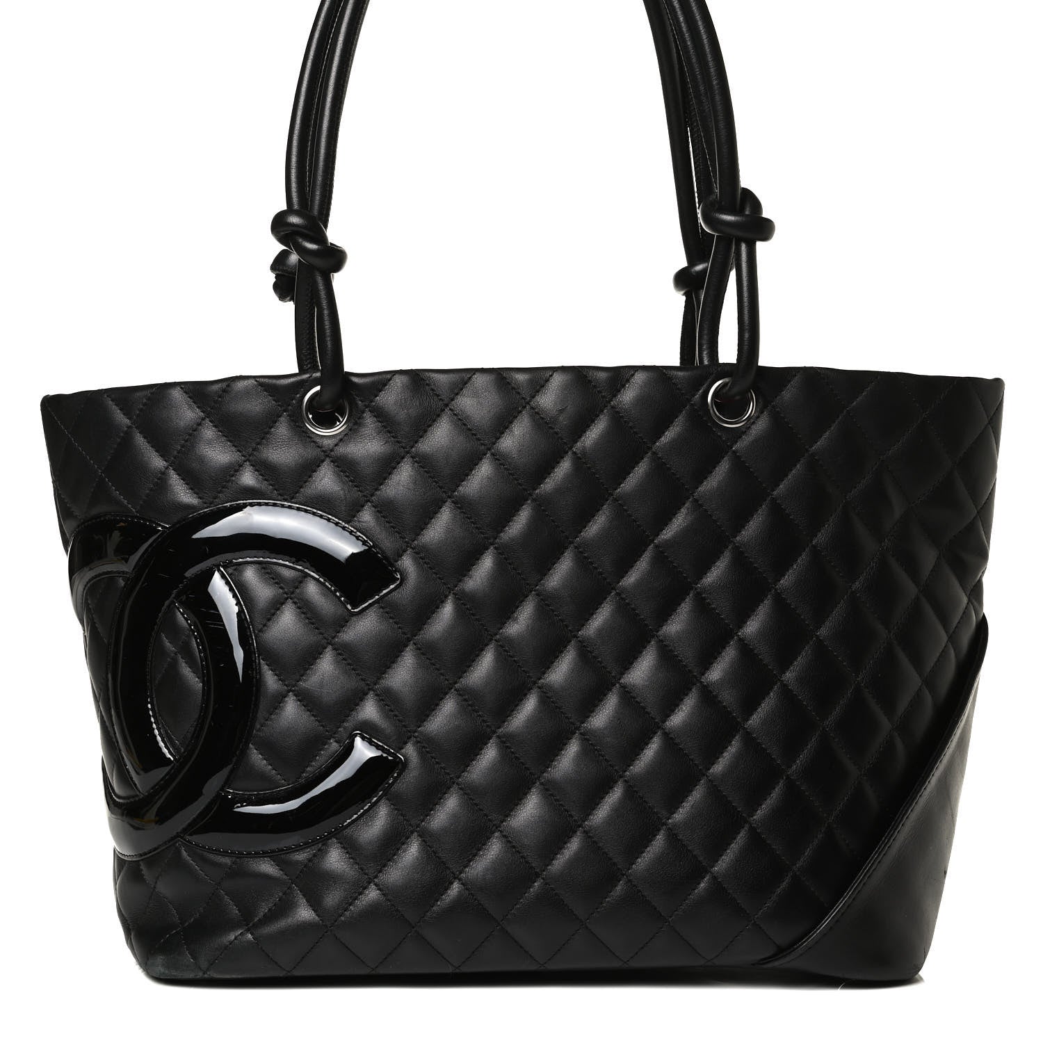 Chanel Calfskin Quilted Large Cambon Tote Black 8 of 19