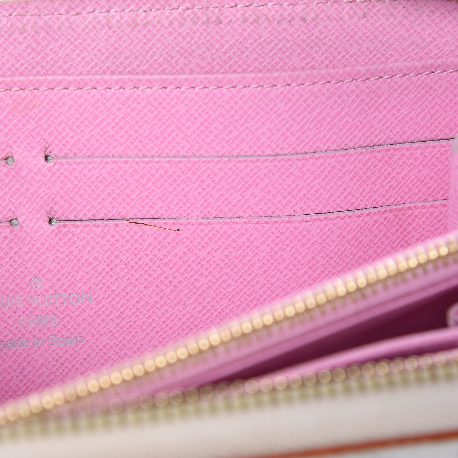 Louis Vuitton Monogram Multicolor Zippy Wallet White Litchi 8 of 15