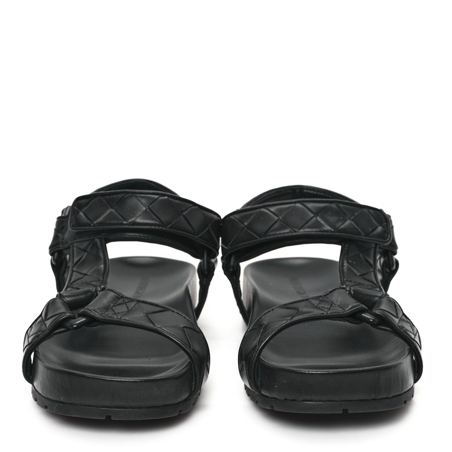 Bottega Veneta Nappa Intrecciato Trip Sandals 36 Black 3 of 8