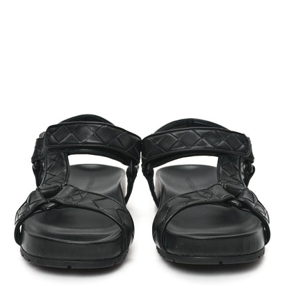 Bottega Veneta Nappa Intrecciato Trip Sandals 36 Black 3 of 8