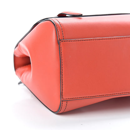 Bottega Veneta Nappa Intrecciato Scales Mini Top Handle Bag Geranium 8 of 12