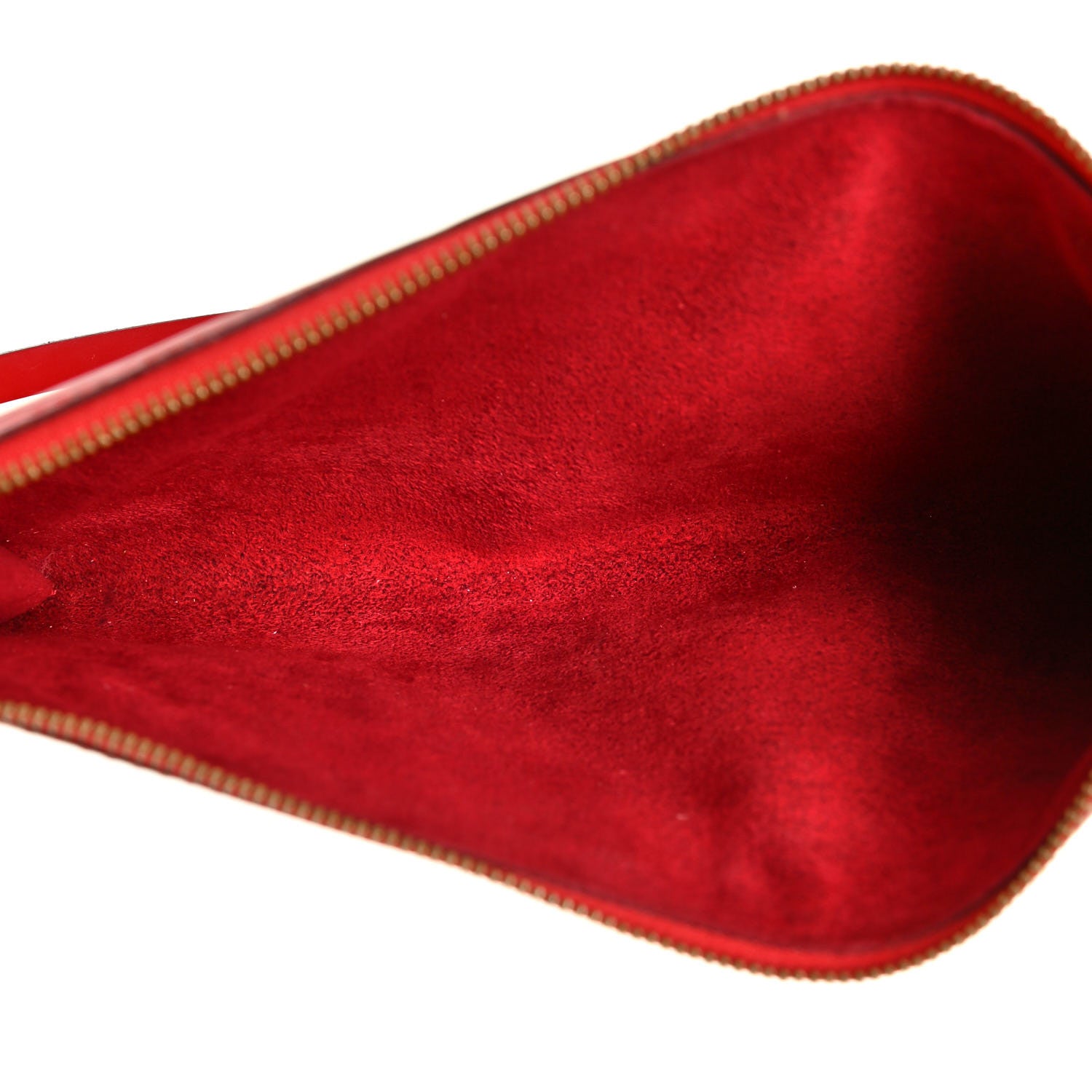 Louis Vuitton Epi Pochette Accessories 24 Castillan Red 7 of 11