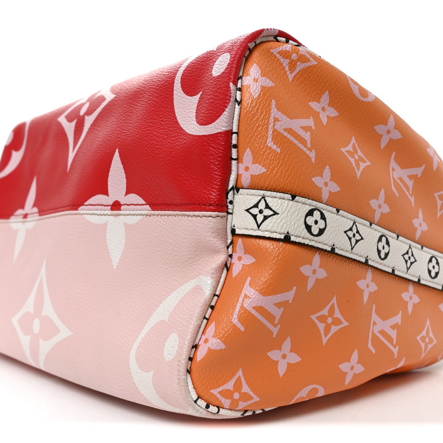 Monogram Giant Speedy Bandouliere 30 Rouge