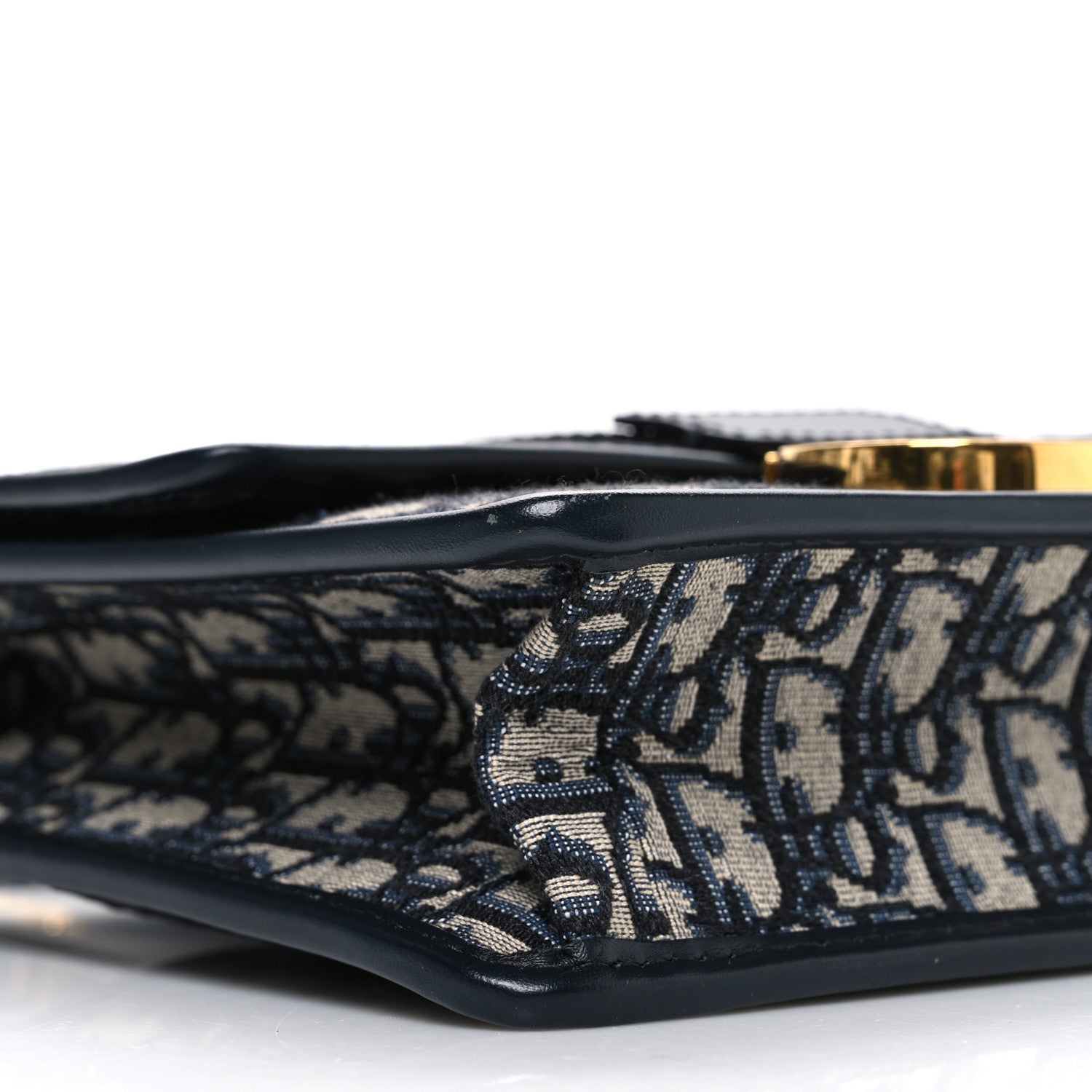 Christian Dior Oblique 30 Montaigne Flap Bag Blue 9 of 11