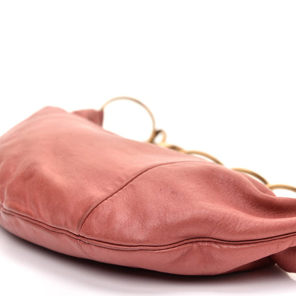Chanel Lambskin Small Chain Hobo Pink 7 of 11