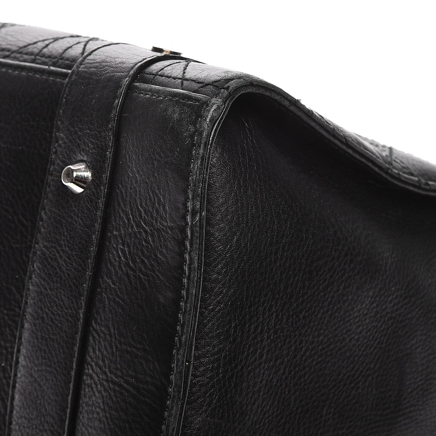 Christian Dior Calfskin Cannage Stitched Large East West Lady Dior Black 13 of 15