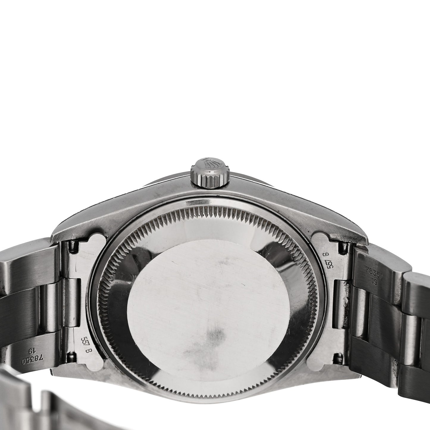 Stainless Steel 34mm Oyster Perpetual Date Watch Black 15200