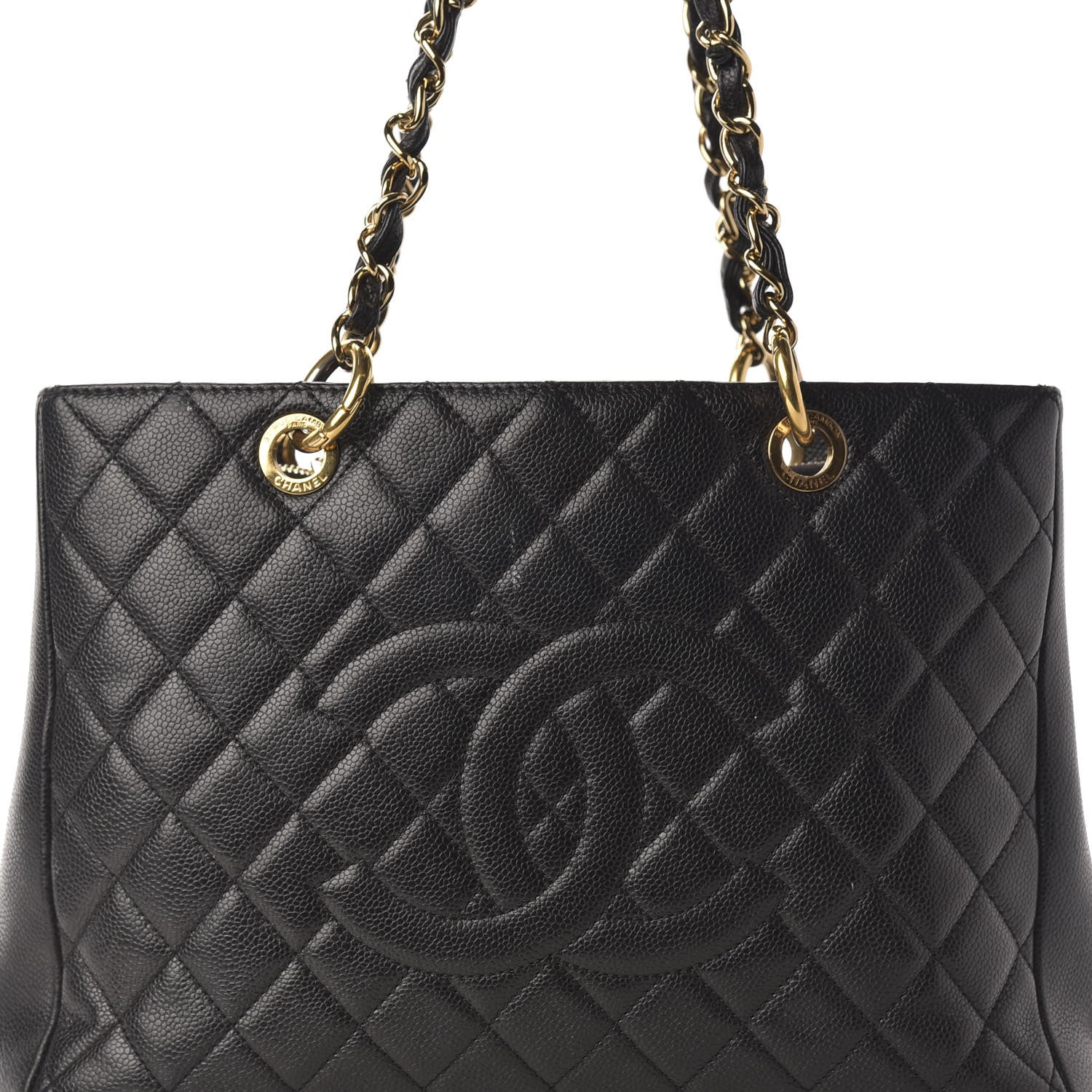 Chanel Caviar Quilted Grand Shopping Tote GST Black 13 of 13