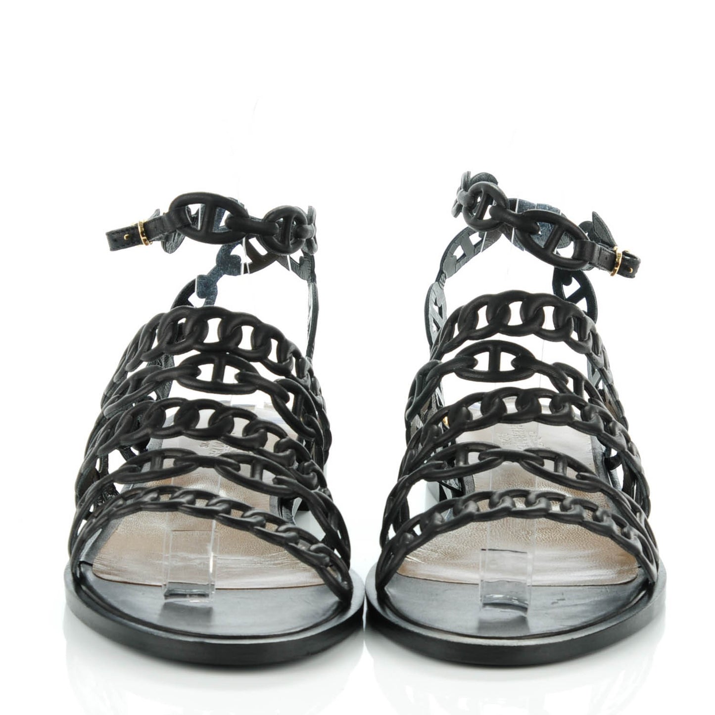Calfskin Kalliste Sandals 37 Black