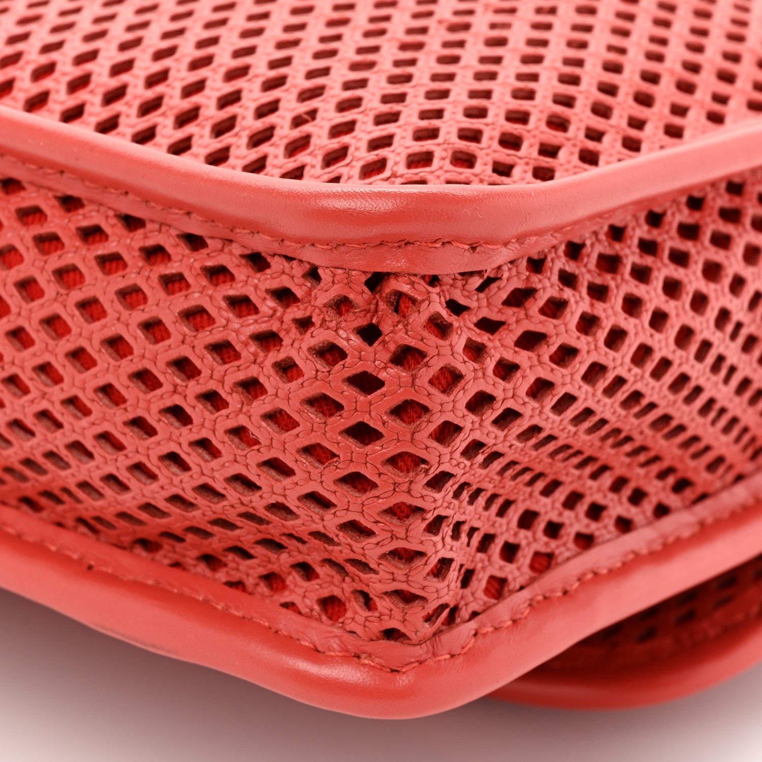 Chanel Perforated Calfskin Large Up In The Air Flap Red 14 of 14