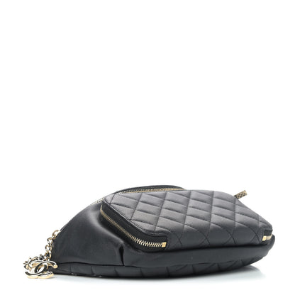 Chanel Caviar Quilted Business Affinity Waist Belt Bag Black 3 of 4