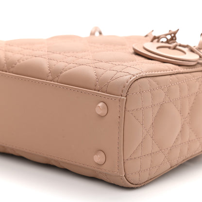 Christian Dior Ultra Matte Calfskin Cannage Mini Lady Dior Light Beige 10 of 10