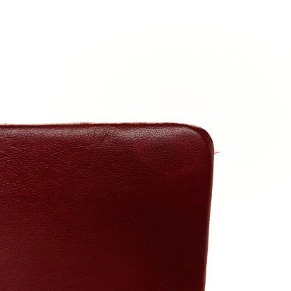 Chanel Patent Calfskin Quilted Medium Double Flap Dark Red 11 of 14
