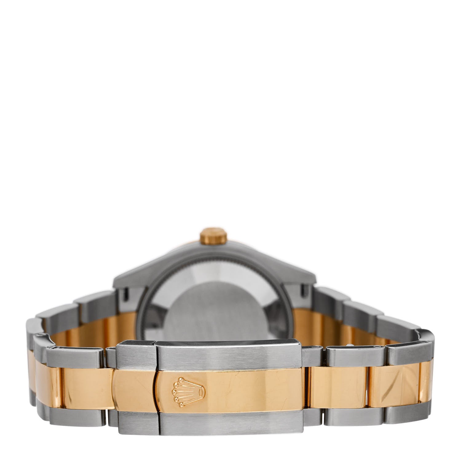 Rolex Stainless Steel 18K Yellow Gold Diamond Bezel Black Mother of Pearl 31mm Oyster Perpetual Datejust Watch 278383RBR 3 of 5