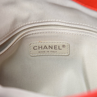 Chanel Washed Lambskin Chain Around Hobo Red 5 of 11
