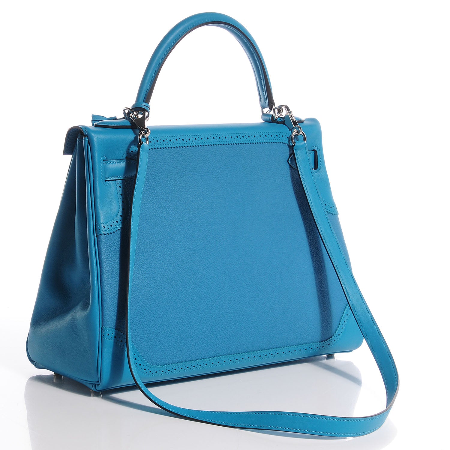 Hermes Togo Swift Ghillies Kelly 32 Turquoise 25 of 29