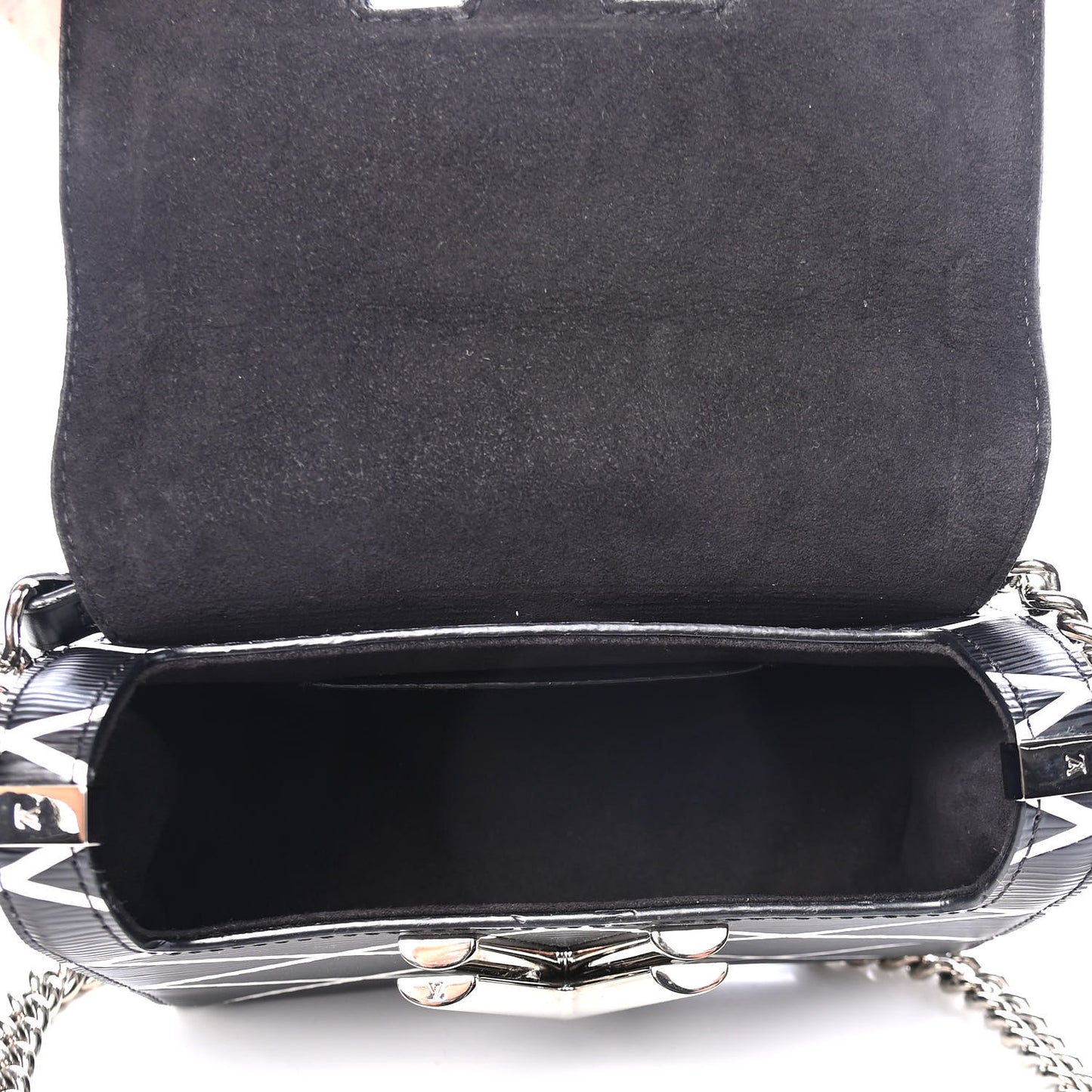Epi Malletage Twist Shoulder Bag PM Black