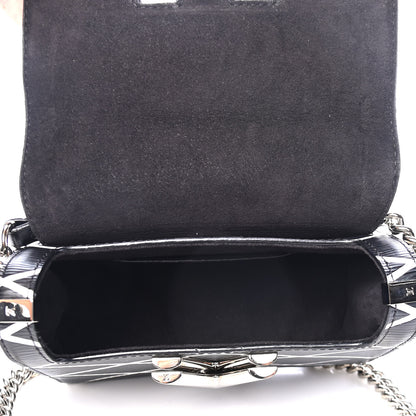 Louis Vuitton Epi Malletage Twist Shoulder Bag PM Black 4 of 4