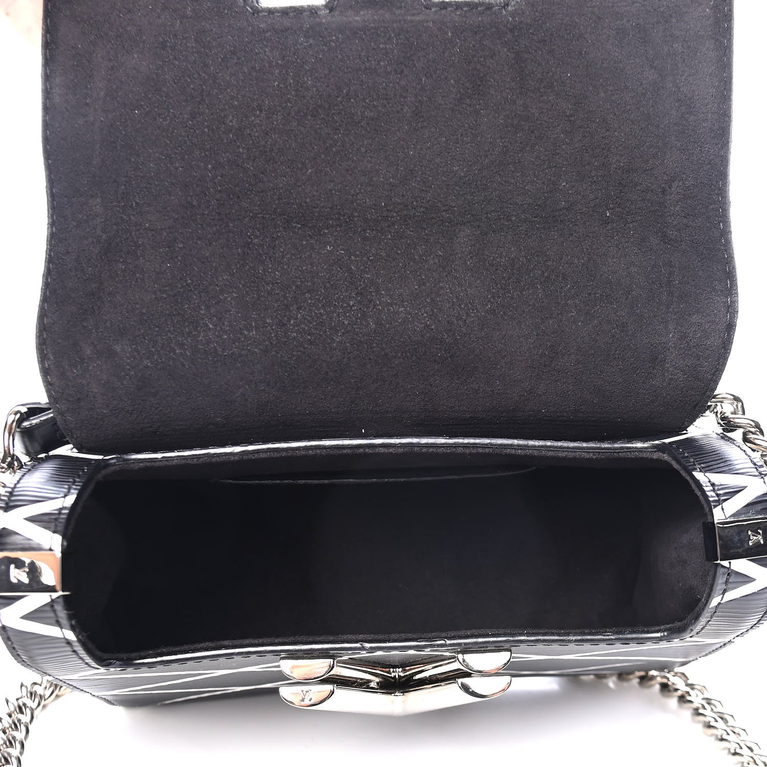 Louis Vuitton Epi Malletage Twist Shoulder Bag PM Black 4 of 4